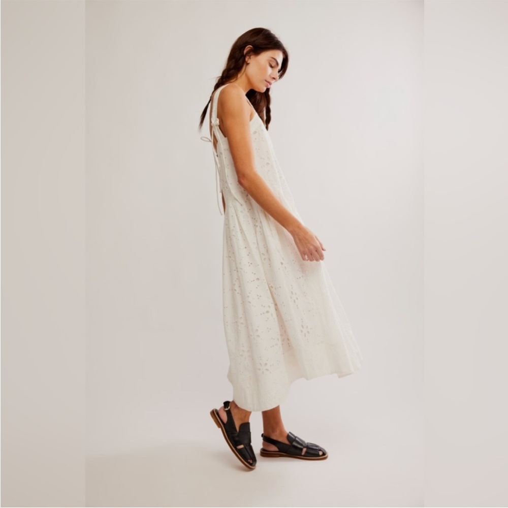 Free People Primavera Eyelet Midi Dress - Picture 4 of 9
